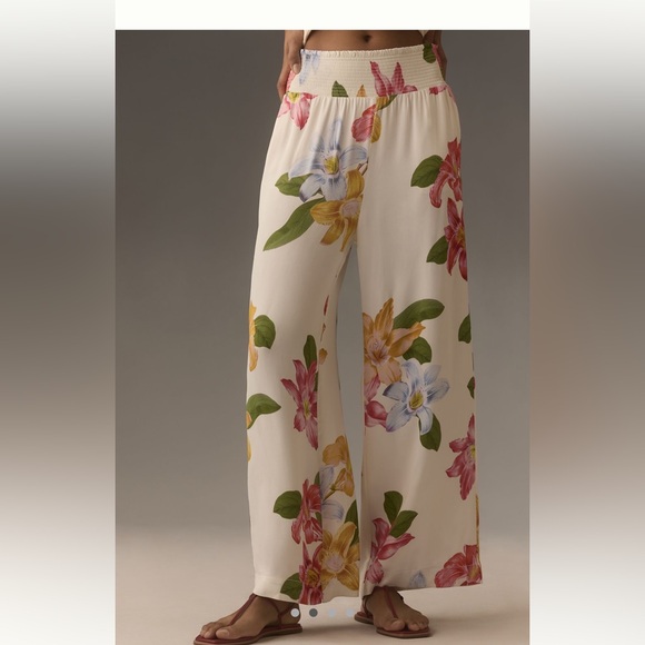 Saria smoked wide leg pants by Maeve - Picture 3 of 3